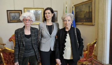 Mariangela Gritta Grainer e Luciana Alpi con Laura Boldrini